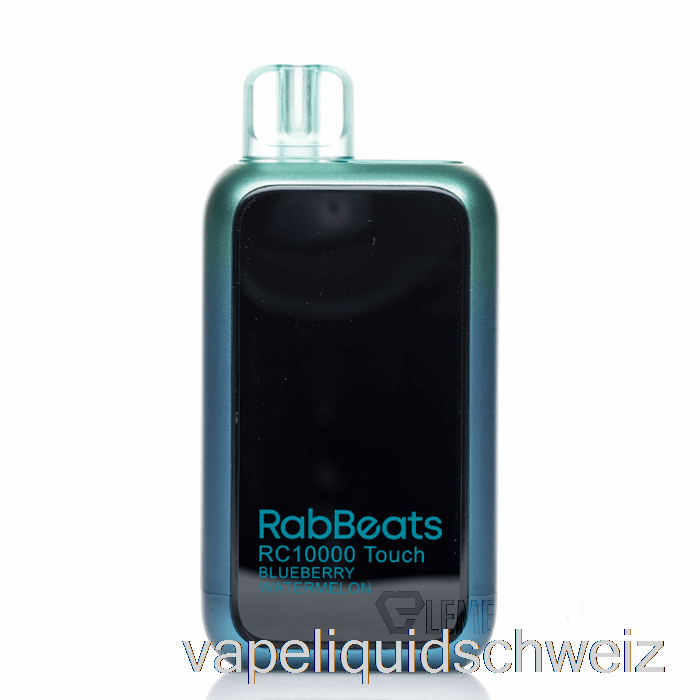Rabbeats RC10000 Touch Einweg-Vape-Flüssigkeit E-Liquid Blaubeere Wassermelone Schweiz